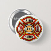 9-11-1 BUTTON (Vorne & Hinten)