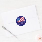 9-11-2001 Nie vergessen Tshirts, Tasten Runder Aufkleber (Umschlag)