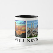 9/11" Amerika vergisst nie" Tasse (Zentrum)