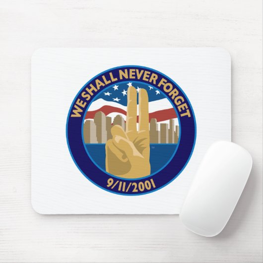9/11 Erinnerungssymbol-Mausunterlage Mousepad (Mit Mouse)