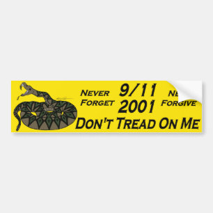 9/11 Gadsden Autoaufkleber