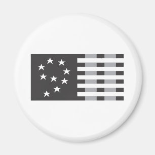 9-11 Gedenklogo Schwarzweiss Magnet