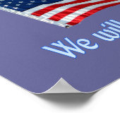 9-11 Gedenkstätte, an die wir uns immer erinnern Poster (Ecke)