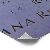 9-11-Gedenkstätte "Ground Zero" Poster (Ecke)