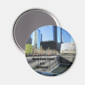 9-11 Gedenkstätte Magnet (Vorderseite/Rückseite)