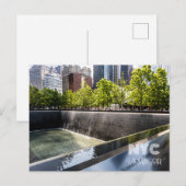9/11-Gedenkstätte Postkarte (Vorne/Hinten)