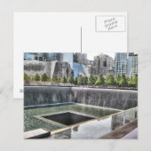 9/11-Gedenkstätte Postkarte (Vorne/Hinten)