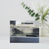 9-11 Gedenkstätte Postkarte (Stehend Vorderseite)