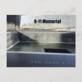 9-11 Gedenkstätte Postkarte (Vorderseite)
