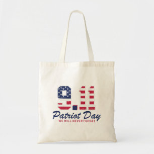 9.11 Patriot Day; wir werden nie vergessen Tragetasche