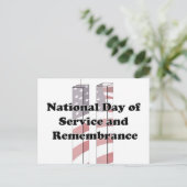 9-11 Remembrance  Day - Patriot Day Postkarte (Stehend Vorderseite)