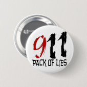 9/11 Satz Lügen Button (Vorne & Hinten)