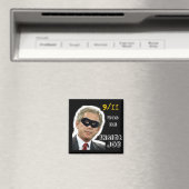 9/11 Square-Taste Magnet (In Situ (Geschirrspüler))