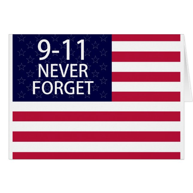 9-11 Vergessen Sie nie (Vorderseite (Horizontal))