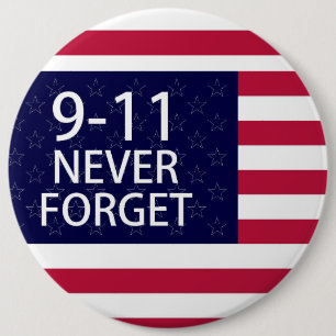 9-11 Vergessen Sie nie Button