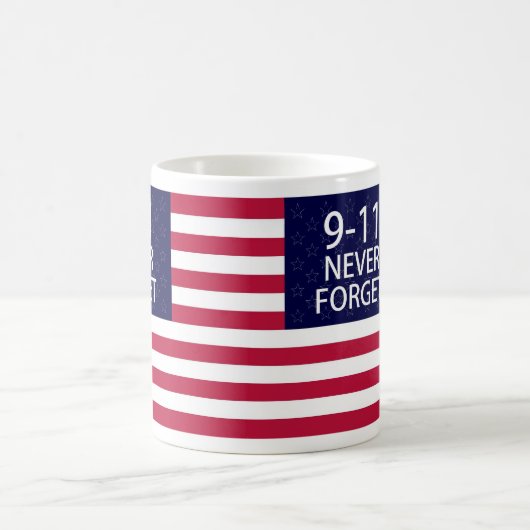 9-11 Vergessen Sie nie Kaffeetasse (Mittel)
