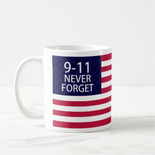 9-11 Vergessen Sie nie Kaffeetasse