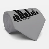 9-11 vergessen Sie nie NY Skyline-T-Shirts, Knöpfe Krawatte (Gerollt)