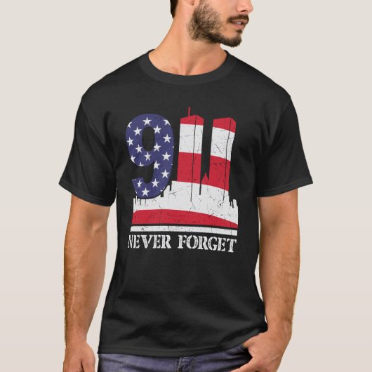 9.11 Vergessen Sie nie T-Shirt (Vorderseite)