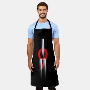 9 11 Vergessen Sie niemals die Gedenkstätte vom 9. Schürze