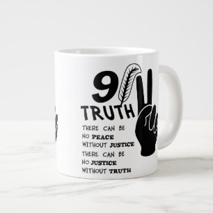 9-11 Wahrheit kein Frieden ohne Gerechtigkeit Jumbo-Tasse