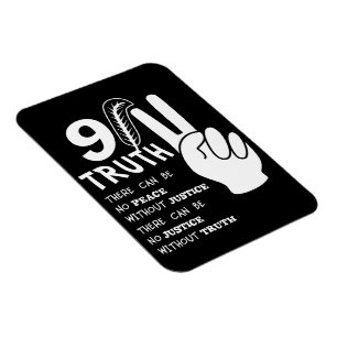 9-11 Wahrheit kein Frieden ohne Gerechtigkeit Magnet