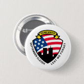 9-11 World Trade Center-Flagge-Schild Button (Vorne & Hinten)