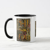 9-11 wurde fixiert (schwarz) tasse (Links)