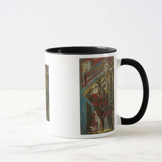 9-11 wurde Mini fixiert Tasse (Rechts)