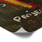 9-11 wurde schwarz fixiert poster (Ecke)