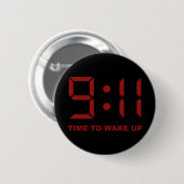 9:11 Zeit aufzuwachen Button (Vorne & Hinten)