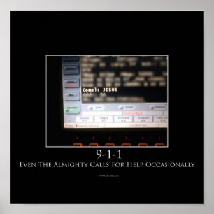 9-1-1 Motivierend Poster