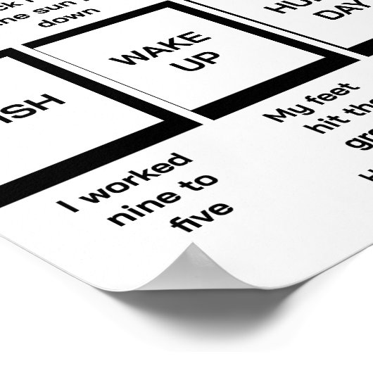 9-2-5 Gedicht Poster (Ecke)