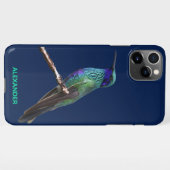 9,50 $ Hummingbird Blue Personalisiert BUDGET iPhone Hülle (Rückseite (Horizontal))