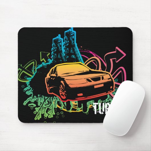 9-5-aero_cutout mousepad, Turbo Mousepad (Mit Mouse)