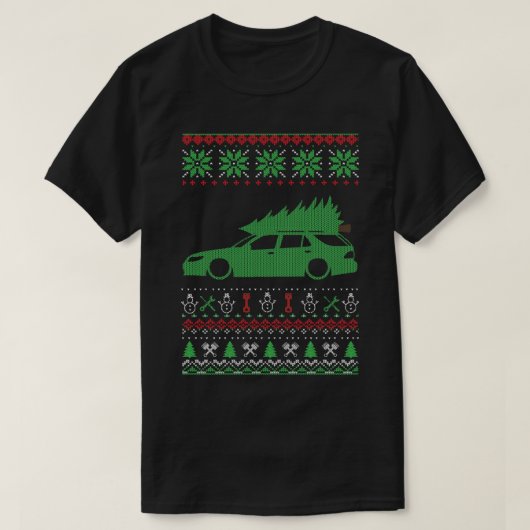 9-5 Combi Weihnachten Ugly Sweater T-Shirt (Design vorne)