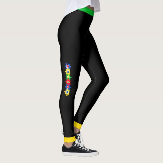 # 9 Autismus-Bewusstsein  - Leggings (Rechts)