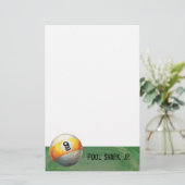 9 Ball Briefpapier (Stehend Vorderseite)