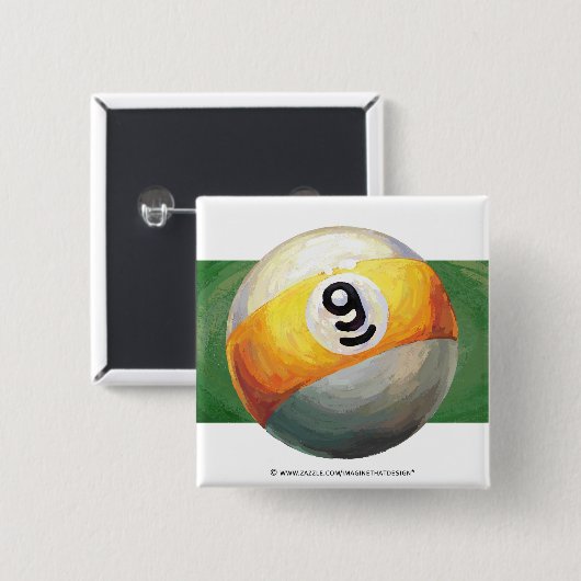 9 Ball Button (Vorne & Hinten)