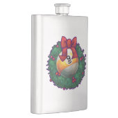 9 Ball Christmas Wreath Green Flachmann (Rechts)