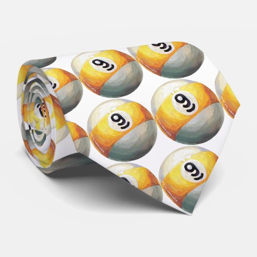 9 Ball-Krawatte Krawatte (Gerollt)