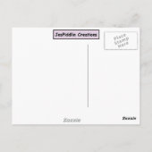 9-Ball mit 8 Ballen Postkarte (Rückseite)