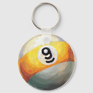 9 Ball Schlüsselanhänger