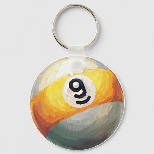 9 Ball Schlüsselanhänger (Vorderseite)