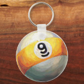 9 Ball Schlüsselanhänger (Vorderseite)