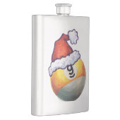 9 ball WeihnachtsRed Hat Flachmann (Rechts)