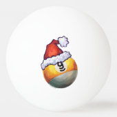 9 ball WeihnachtsRed Hat Tischtennisball (Vorderseite)