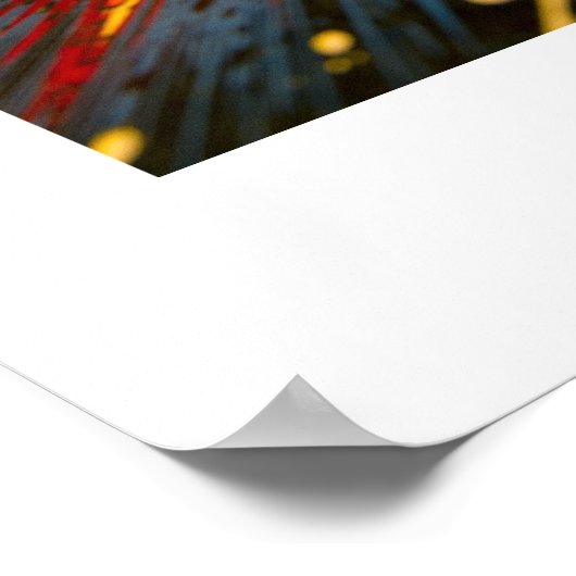 9 Ball Zap! Pinball Poster (Ecke)