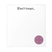 9. Band Kaleidoskop 10 Notizblock (Vorderseite)