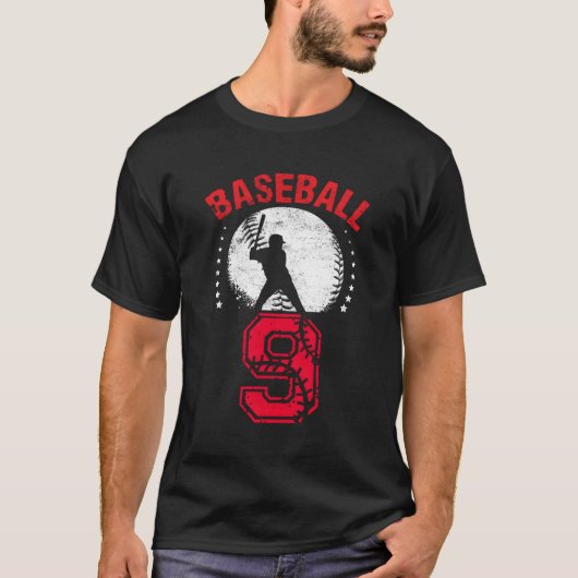 9. Baseball 9 T-Shirt (Vorderseite)
